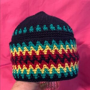 Multicolor Wool Knit Beanie handmade by Inuit artisans